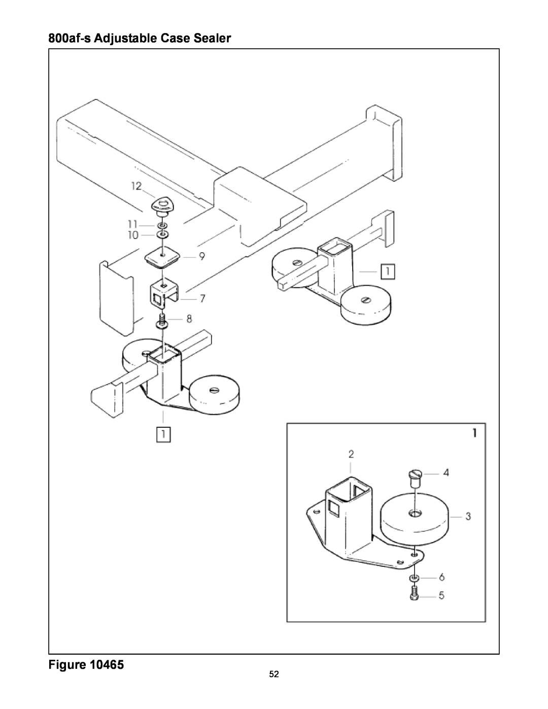 3M manual 800af-sAdjustable Case Sealer Figure 