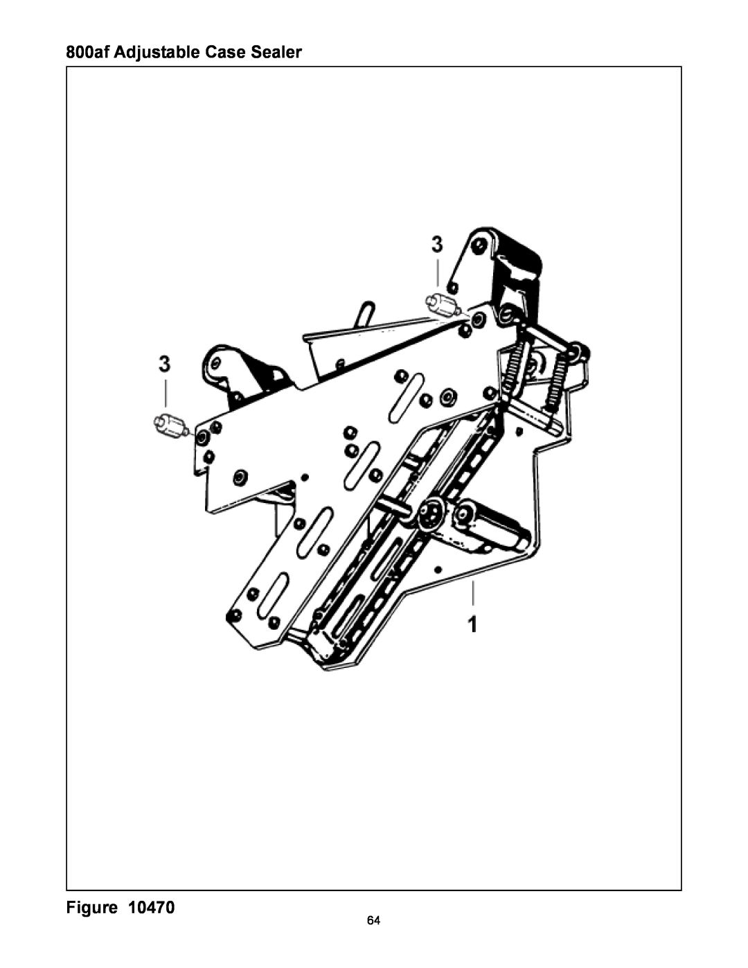 3M 800af-s manual 800af Adjustable Case Sealer Figure 