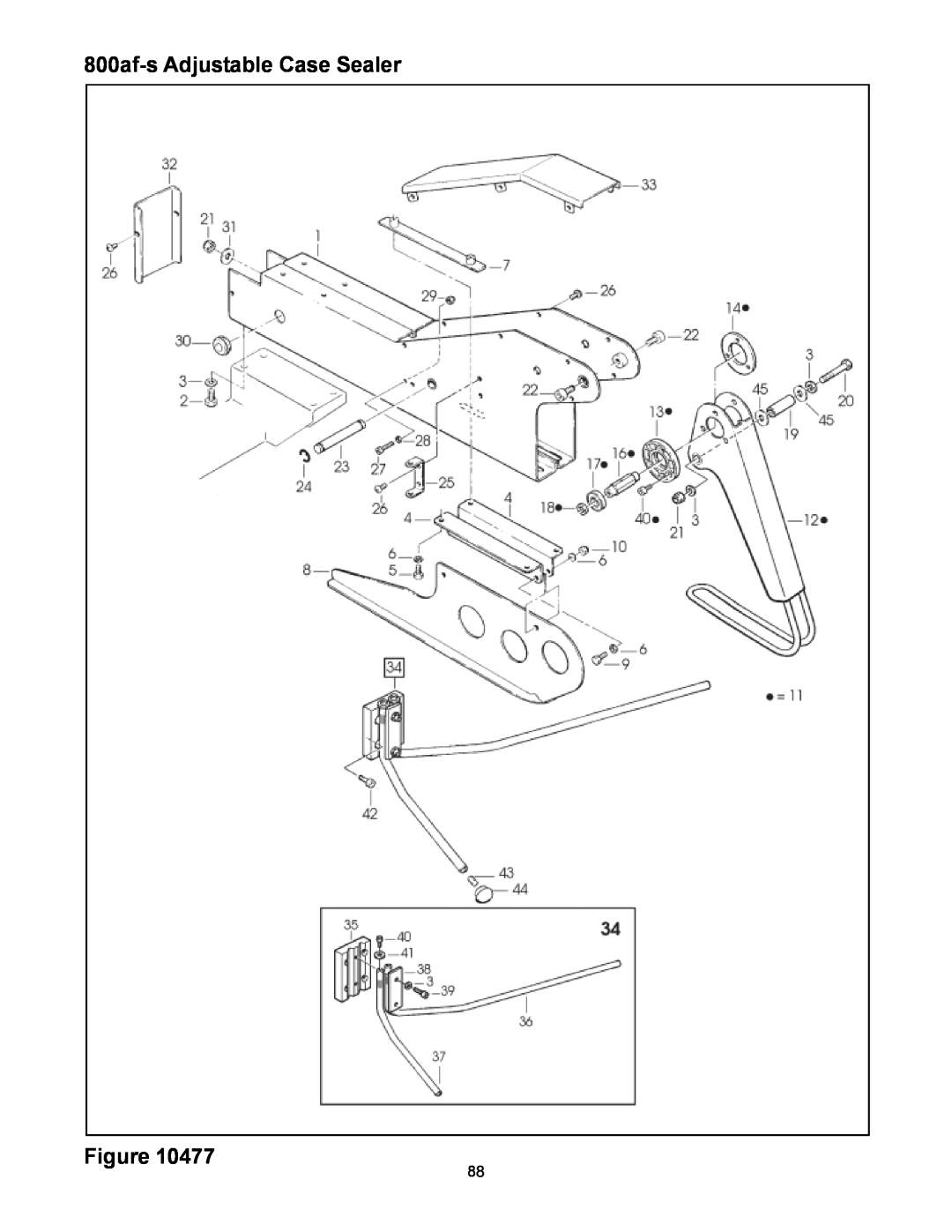 3M manual 800af-sAdjustable Case Sealer, Figure 