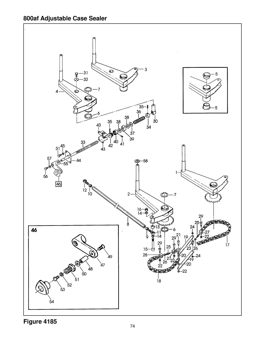 3M manual 800af Adjustable Case Sealer 