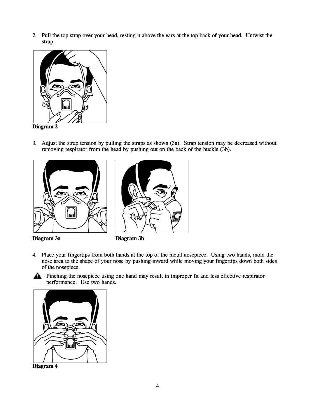 3M 8214, 8514, 7187 manual Diagram 3a, Diagram 3b 