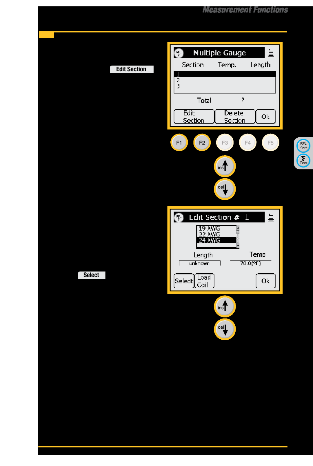 3M manual RFL>Separate-Pair, Multi-SectionOperation, 3M Dynatel Advanced Modular System 965AMS 