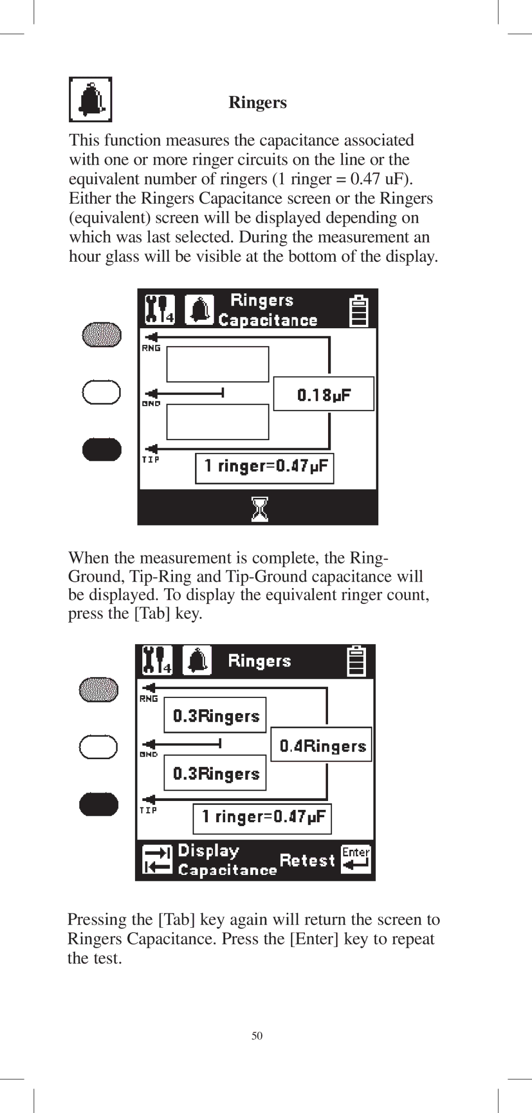 3M 965DPS instruction manual Ringers 