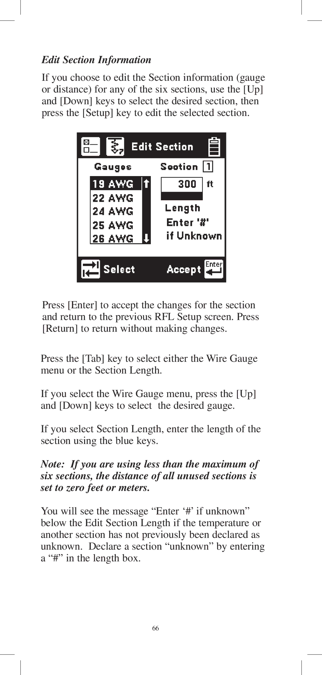 3M 965DPS instruction manual Edit Section Information 