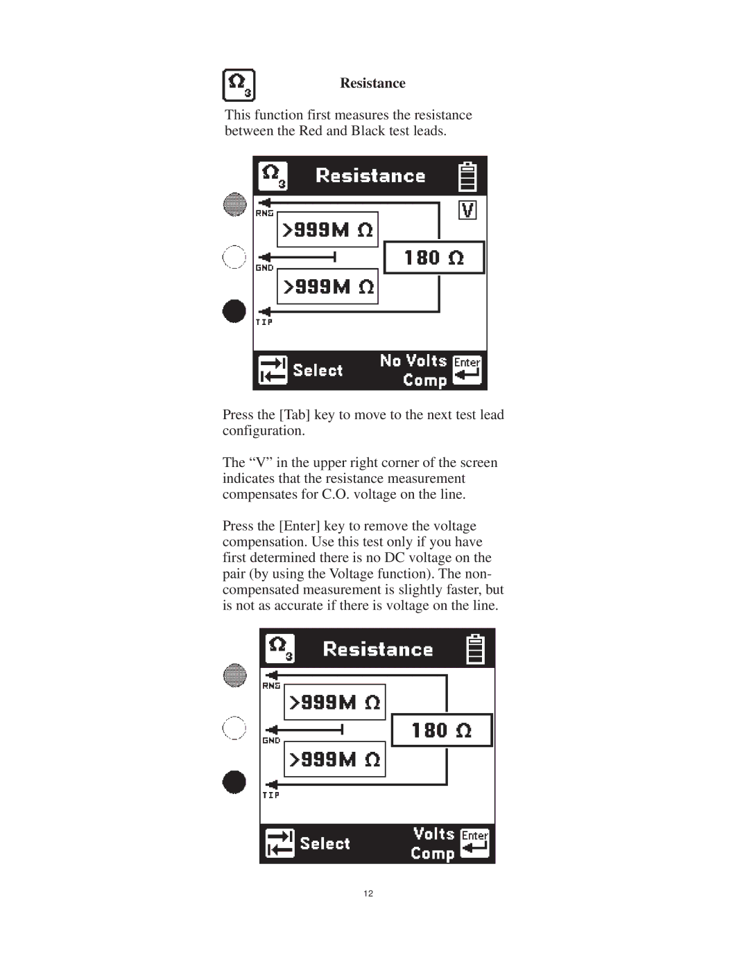 3M 965DSP-B instruction manual Resistance 