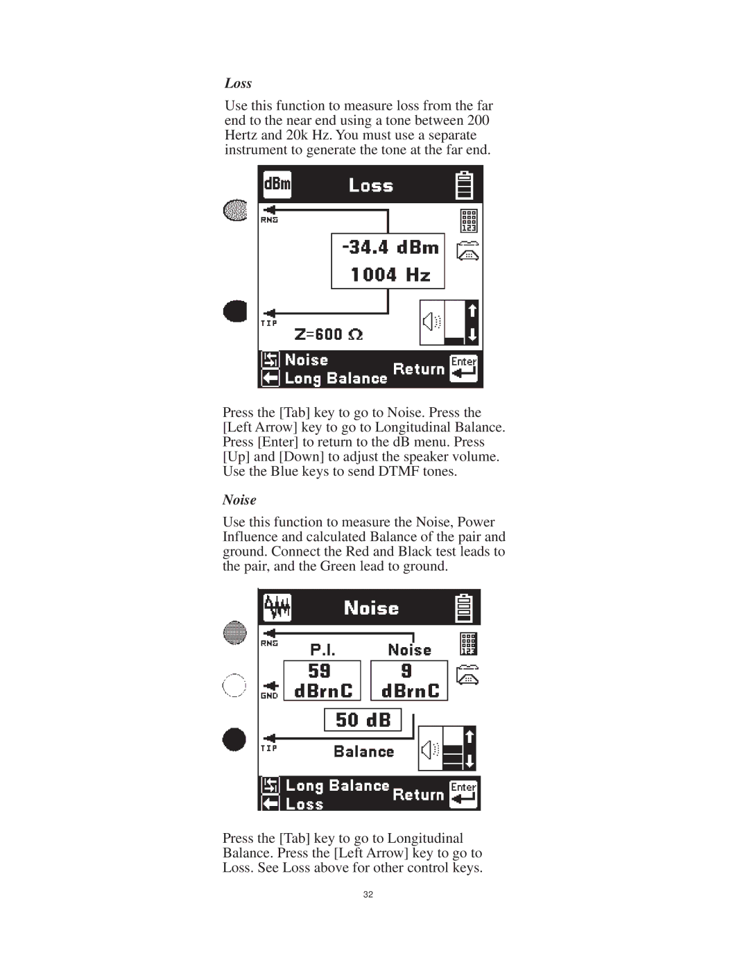 3M 965DSP-B instruction manual Loss, Noise 