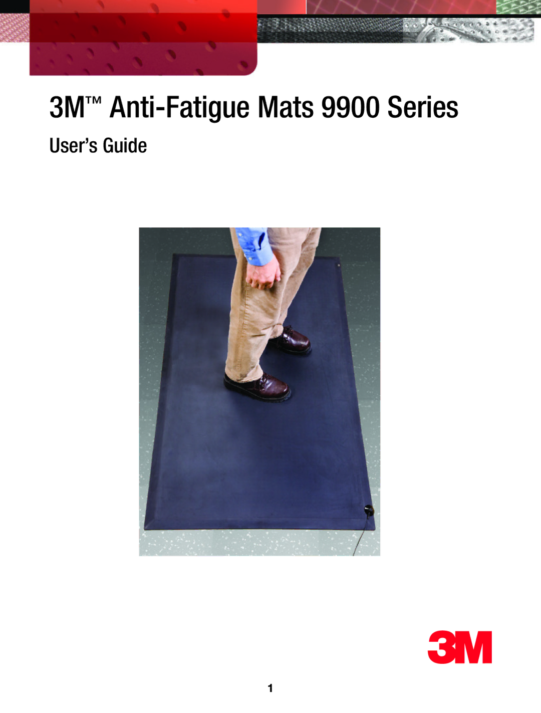 3M manual 3M Anti-Fatigue Mats 9900 Series 