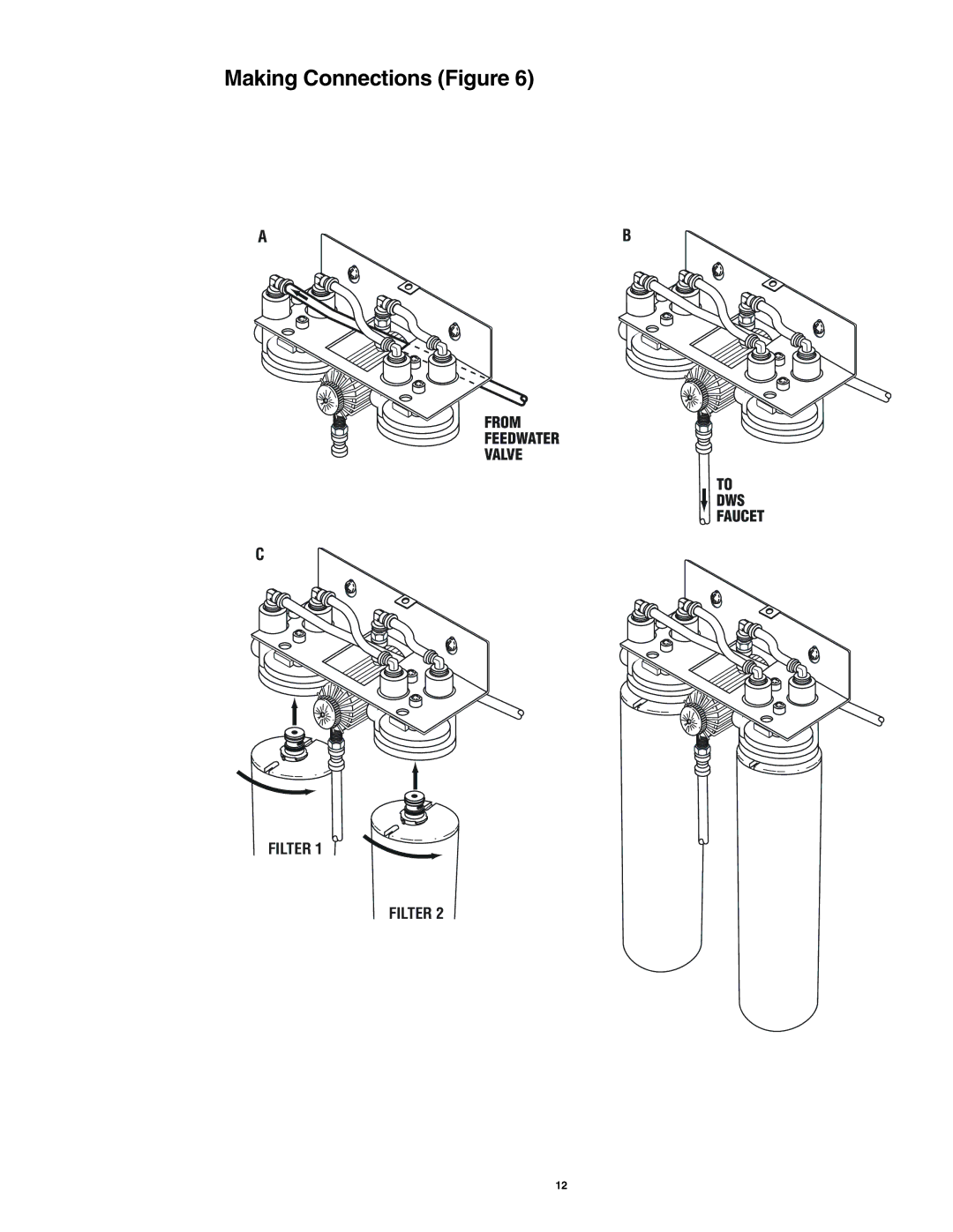 3M AP-DWS1000 LF operating instructions Making Connections Figure 