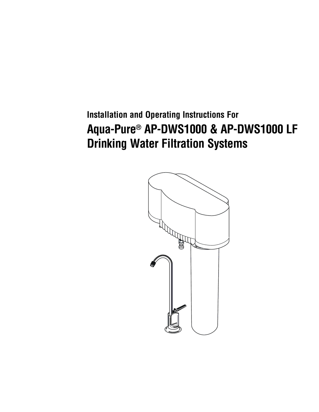 3M AP-DWS1000 LF operating instructions 