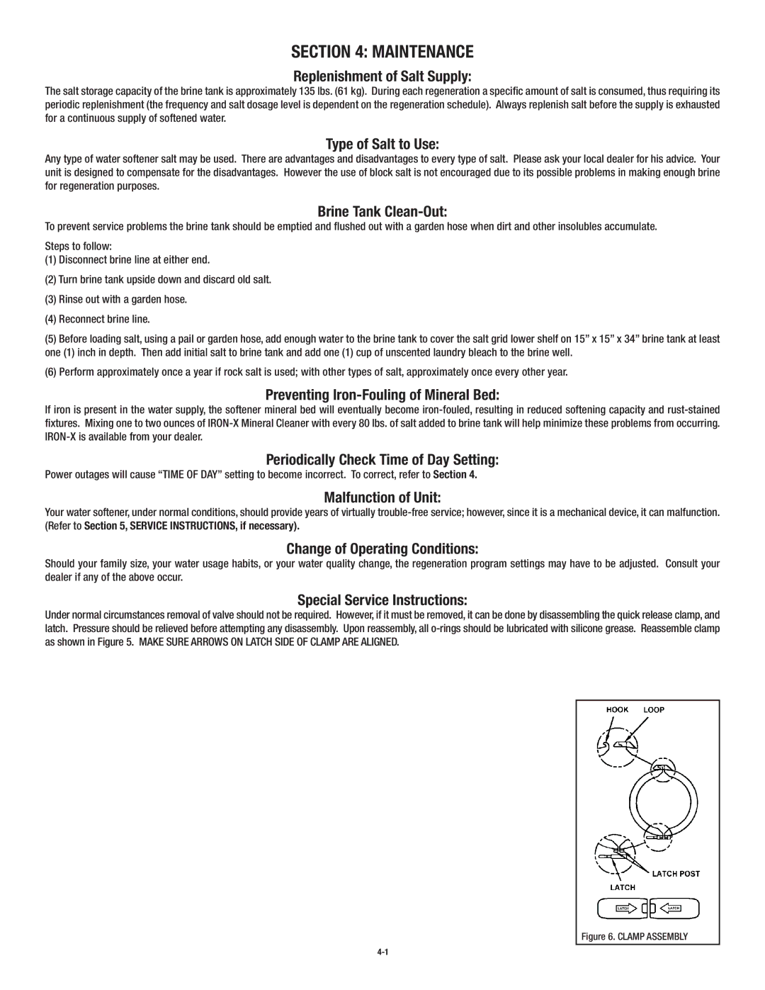 3M CSFM1254 operating instructions Maintenance 