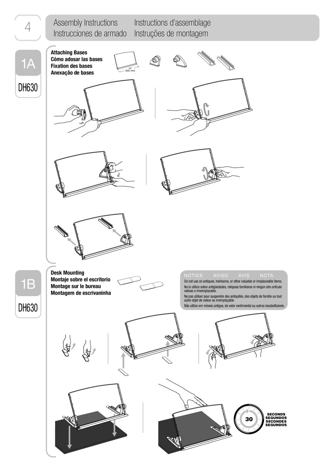 3M DH630, DH635, DH640 owner manual 