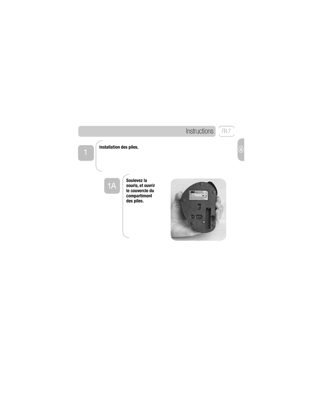 3M EM 550GPS, EM 550GPL owner manual Instructions FR-7 