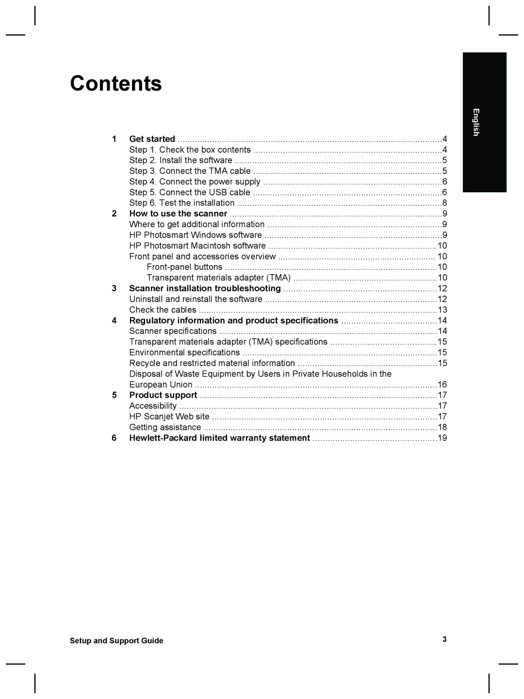 3M G4000 manual Contents 