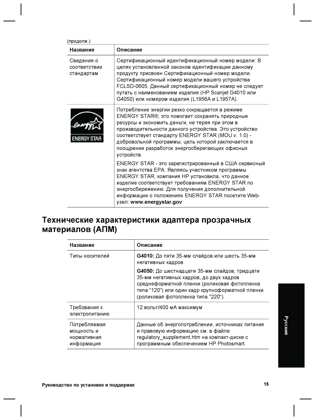 3M G4000 manual Путать с наименованием изделия HP Scanjet G4010 или 