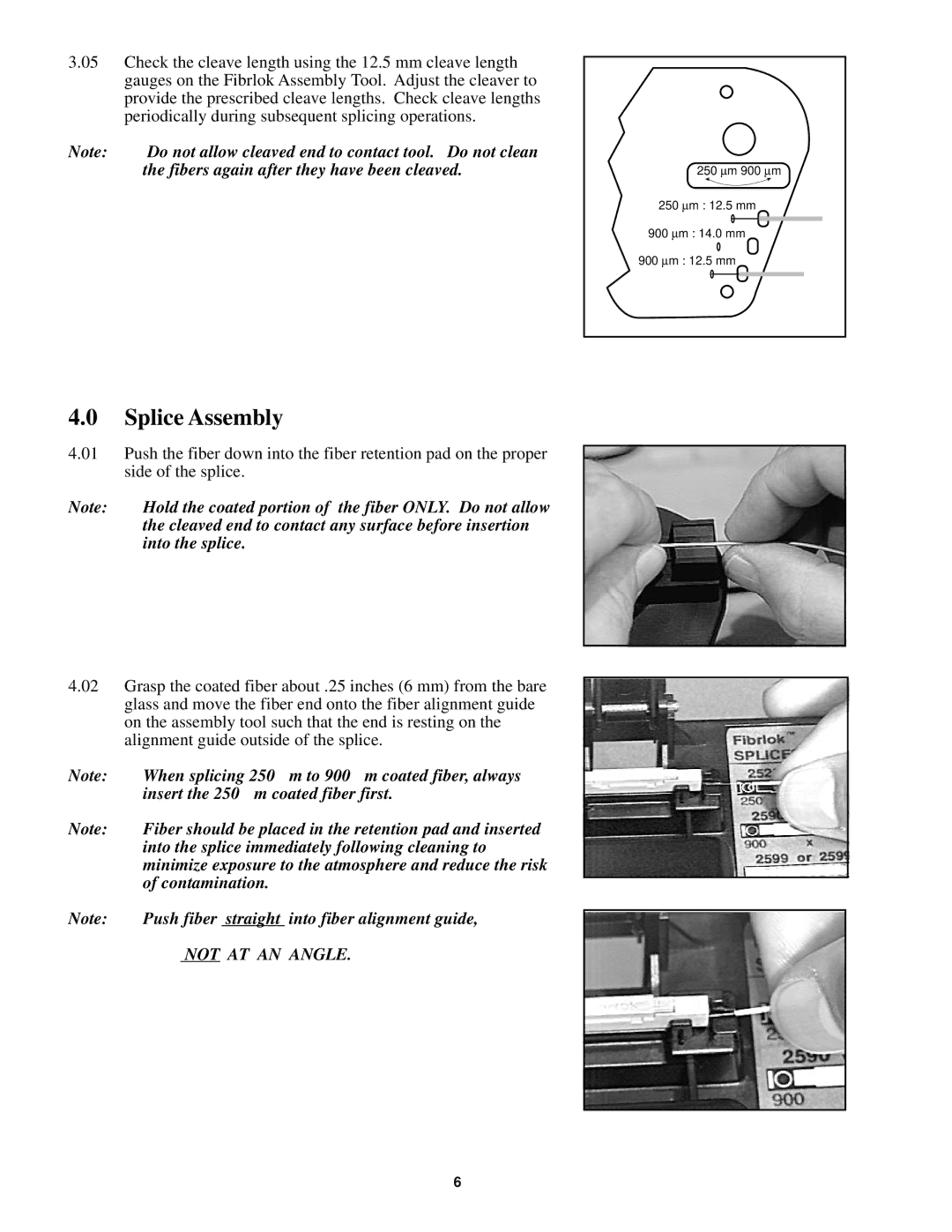 3M II 2529 manual Splice Assembly 