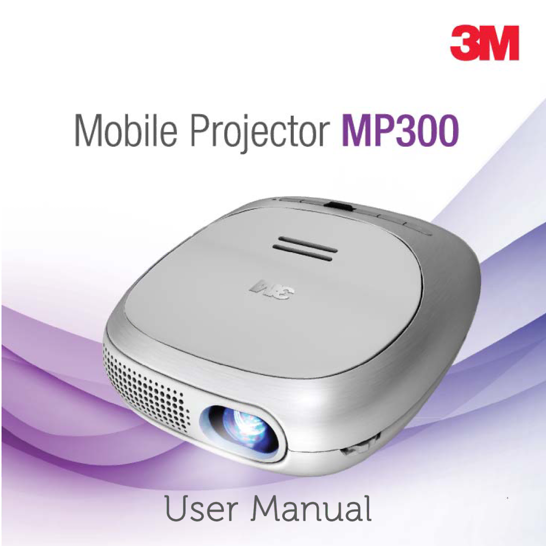 3M MP300 user manual 