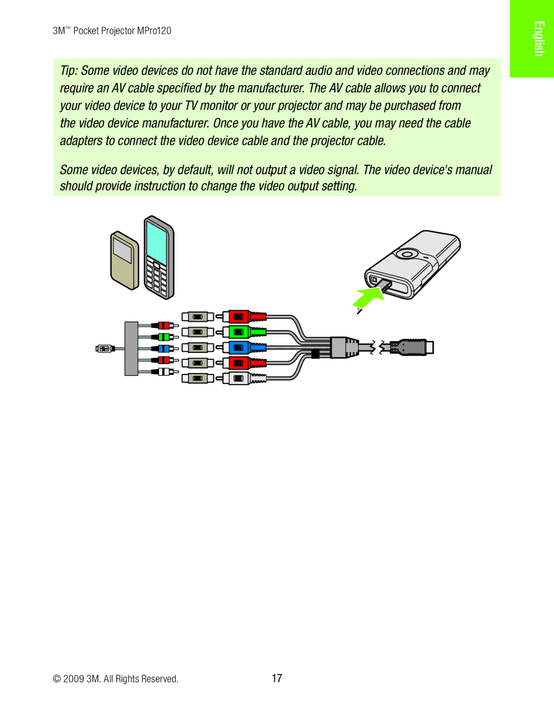 3M MPro120 manual English 