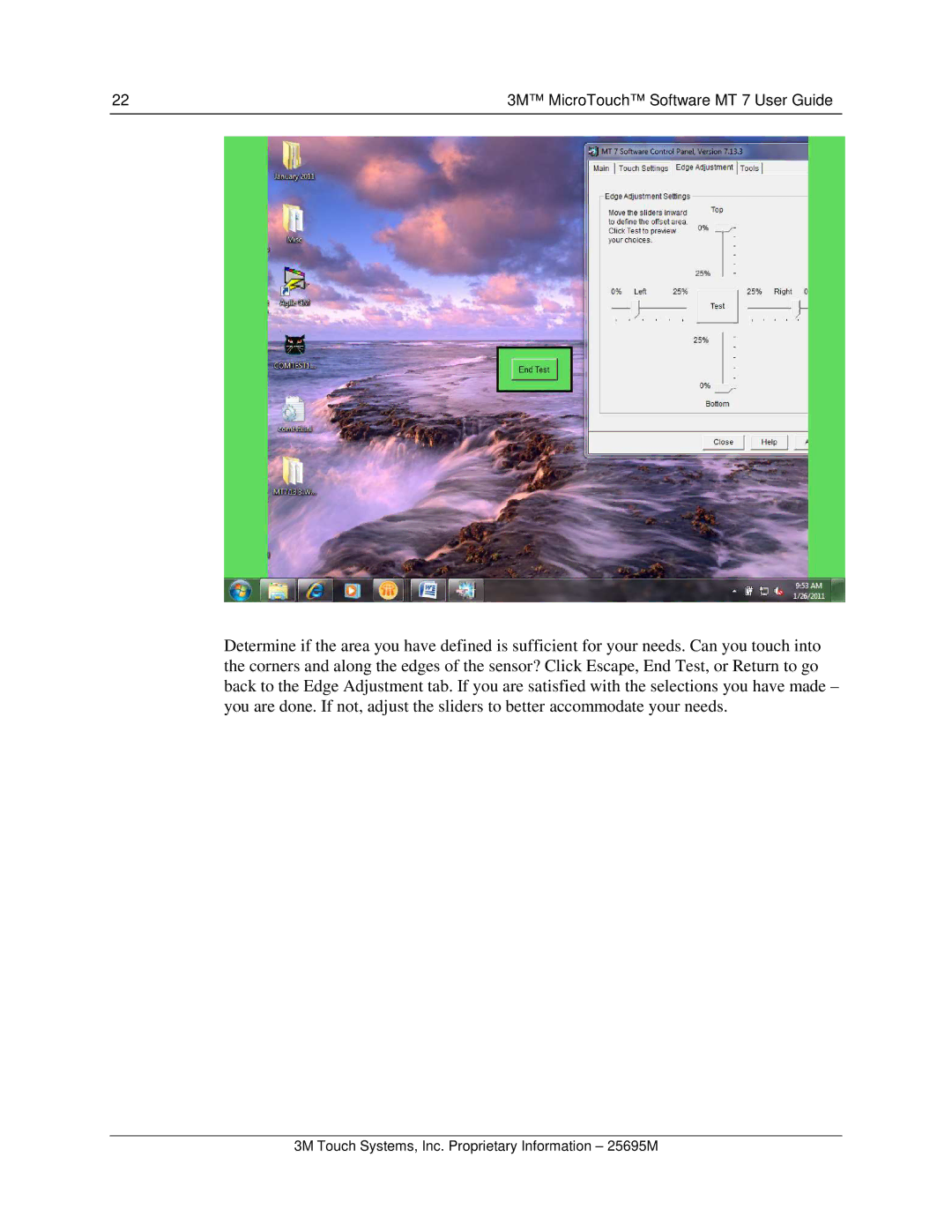 3M MT7 manual 3M MicroTouch Software MT 7 User Guide 