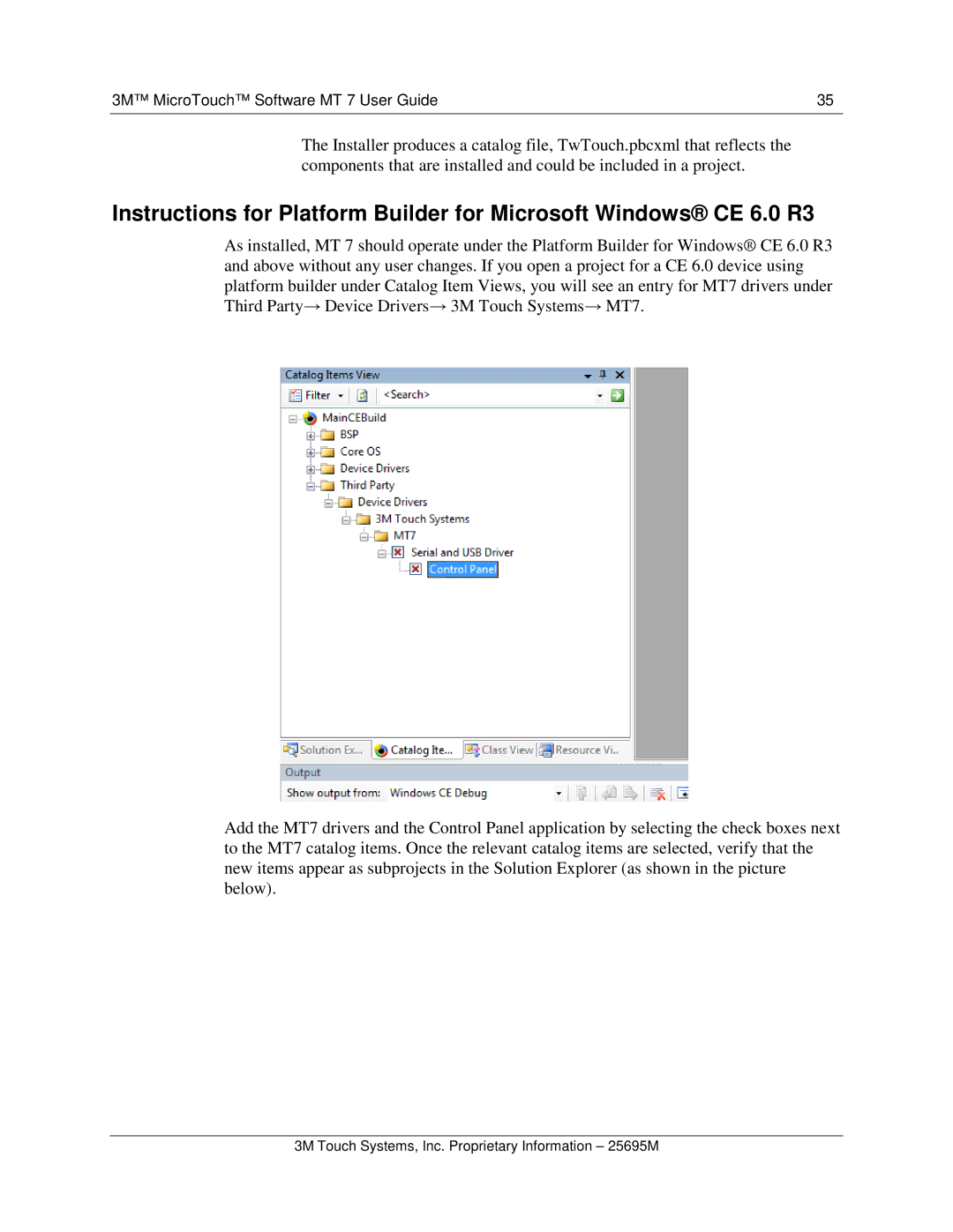 3M MT7 manual 3M MicroTouch Software MT 7 User Guide 