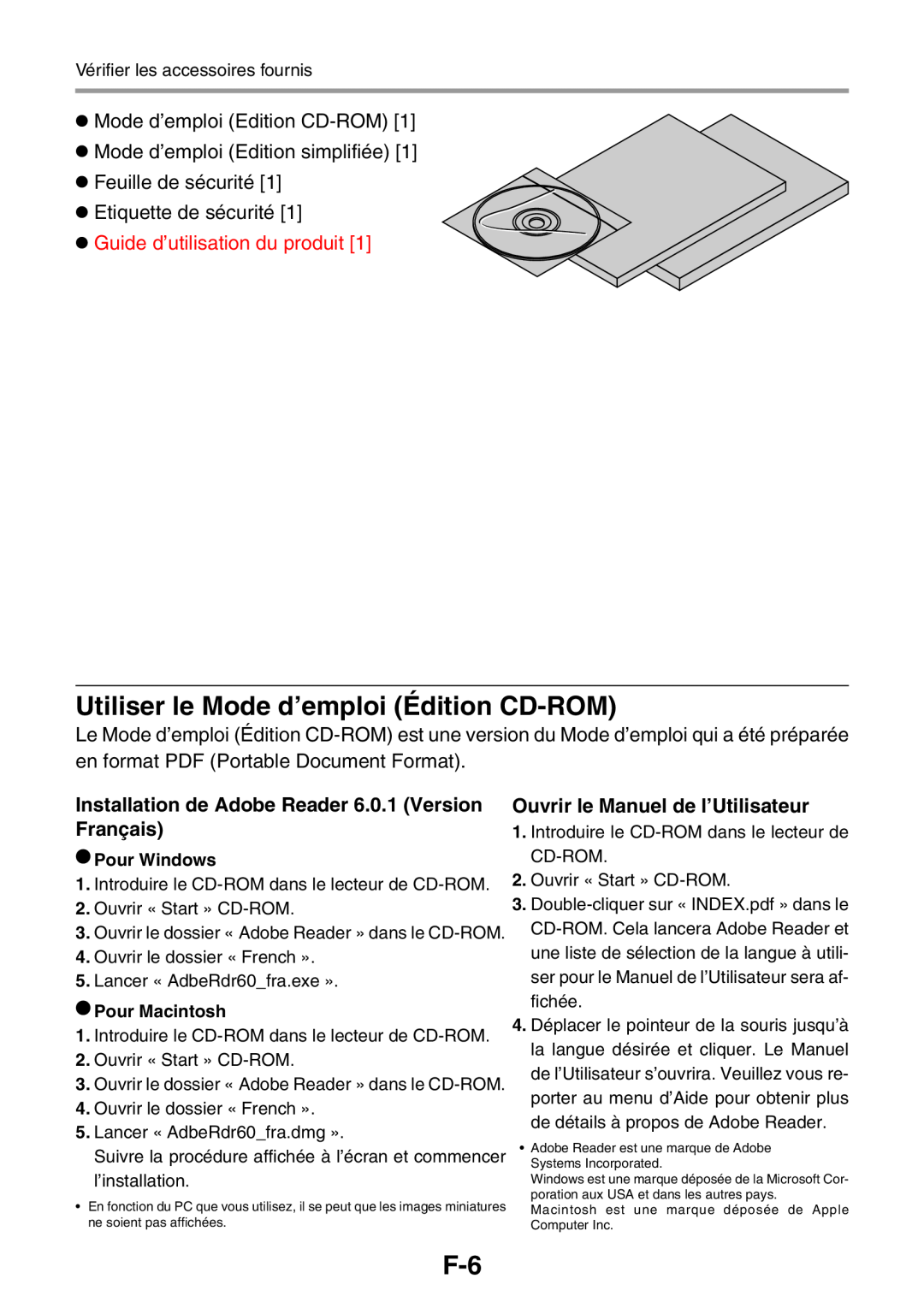 3M PX5 user manual Utiliser le Mode d’emploi Édition CD-ROM, Mode d’emploi Edition CD-ROM Mode d’emploi Edition simplifiée 