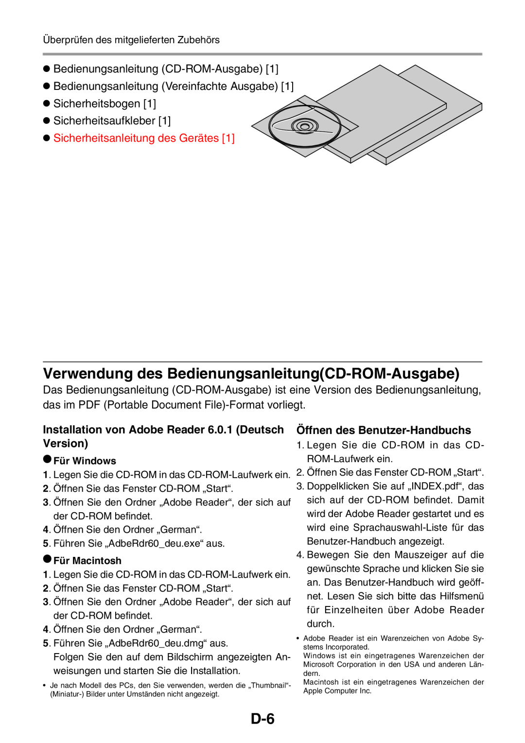 3M PX5 Verwendung des BedienungsanleitungCD-ROM-Ausgabe, Bedienungsanleitung CD-ROM-Ausgabe, Sicherheitsaufkleber, Version 