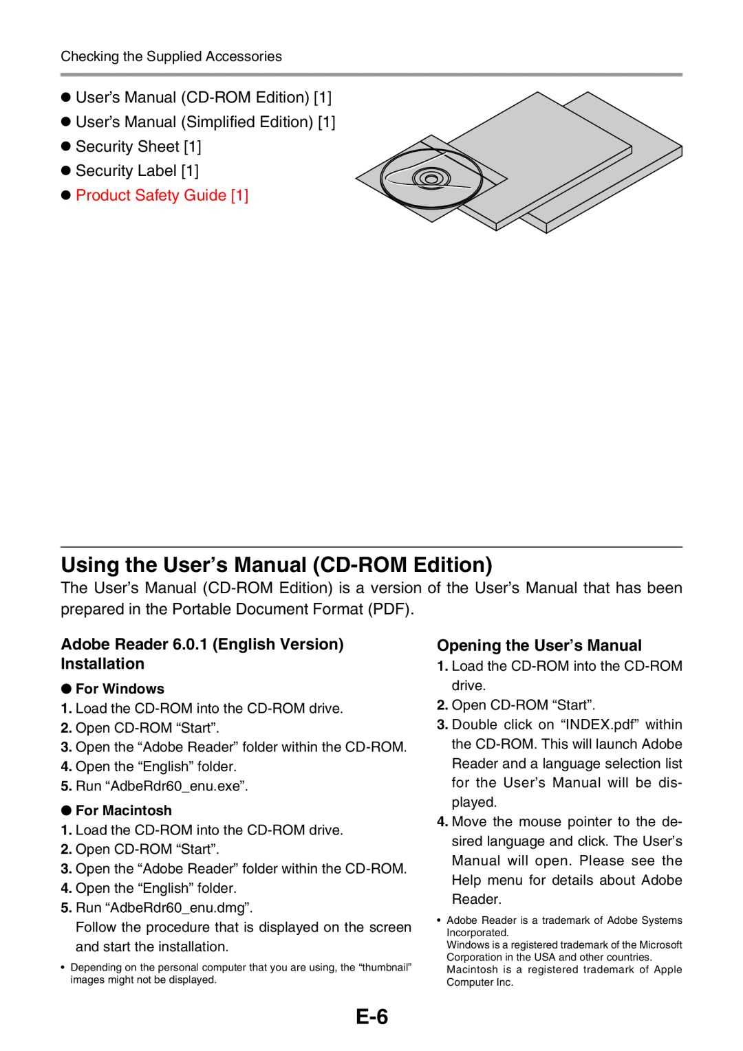 3M PX5 user manual Using the User’s Manual CD-ROM Edition, User’s Manual CD-ROM Edition User’s Manual Simplified Edition 