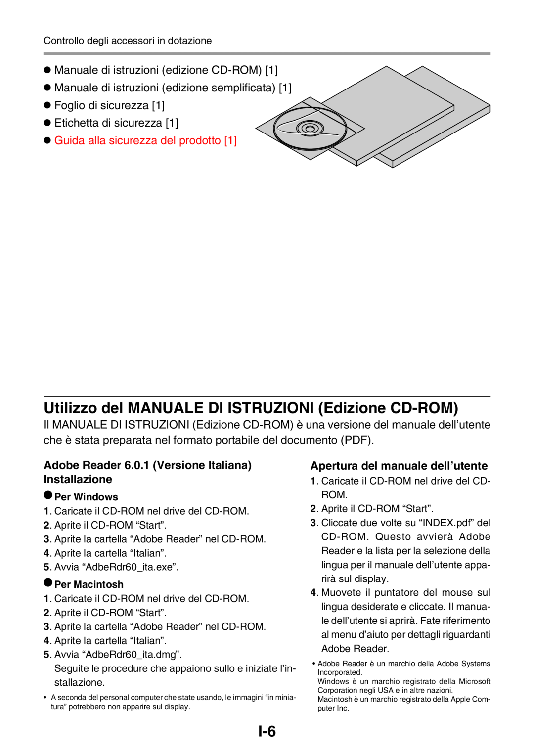 3M PX5 Utilizzo del MANUALE DI ISTRUZIONI Edizione CD-ROM, Manuale di istruzioni edizione CD-ROM, Etichetta di sicurezza 