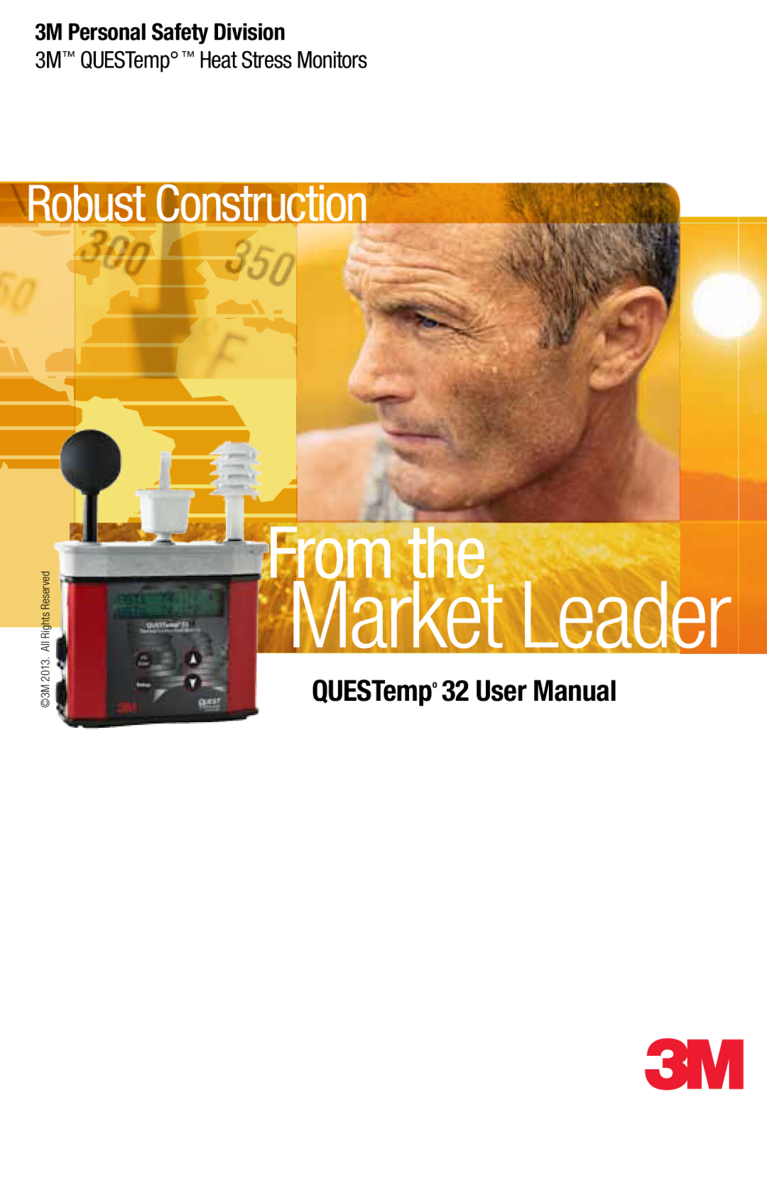 3M QuesTemp 32 user manual Market Leader 