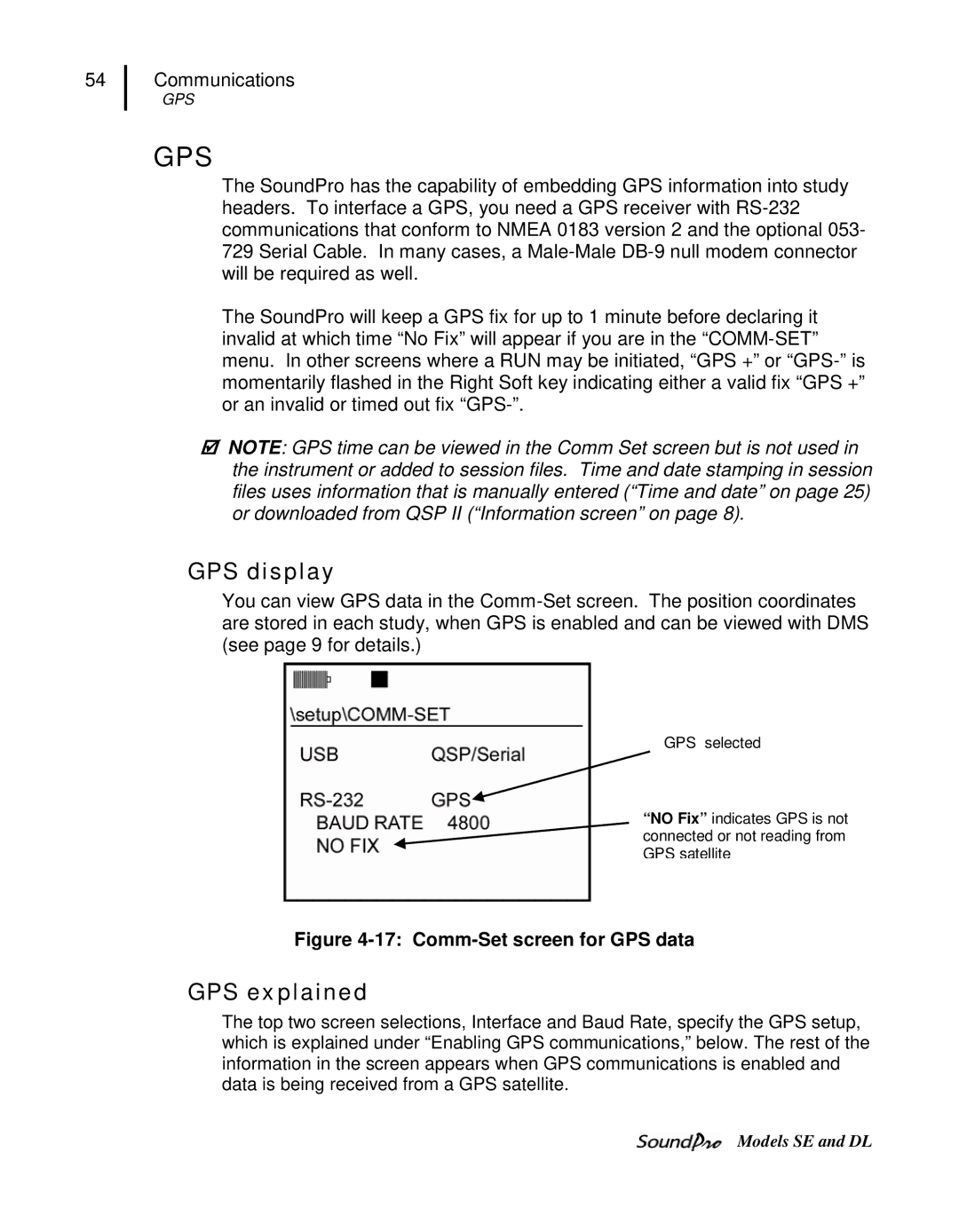 3M DL, SE user manual GPS display, GPS explained 