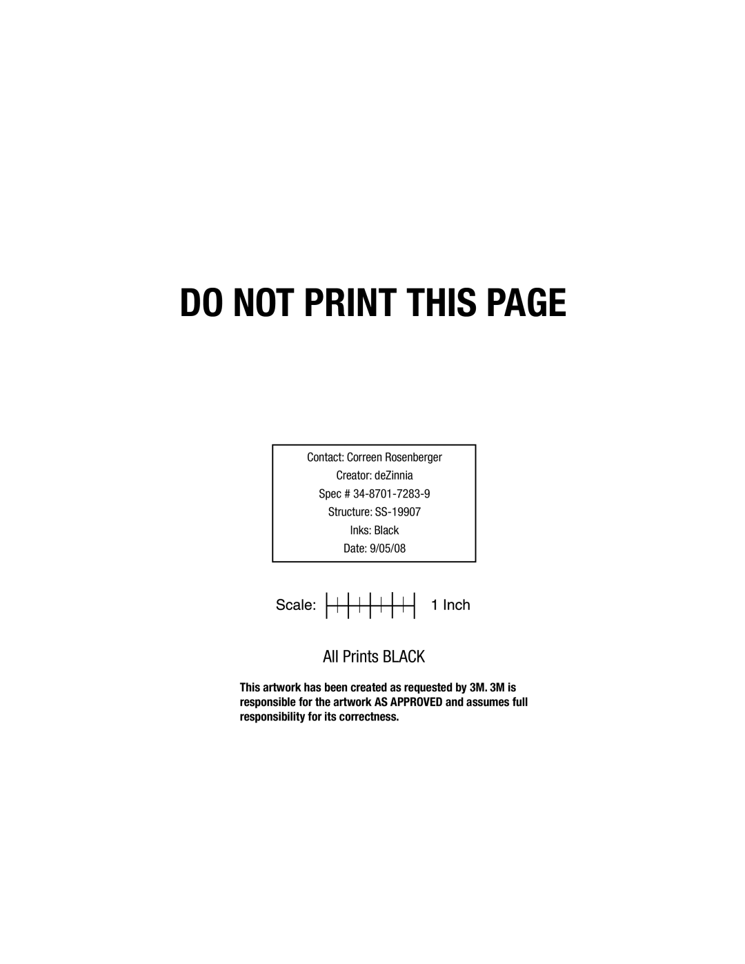 3M Series 57ZZ, Series 57UL, Series 55ZZ, Series 56ZZ, Series 52 owner manual Do not Print this 