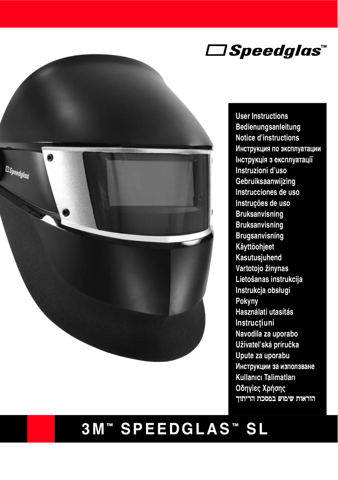 3M manual 3M Speedglas SL 