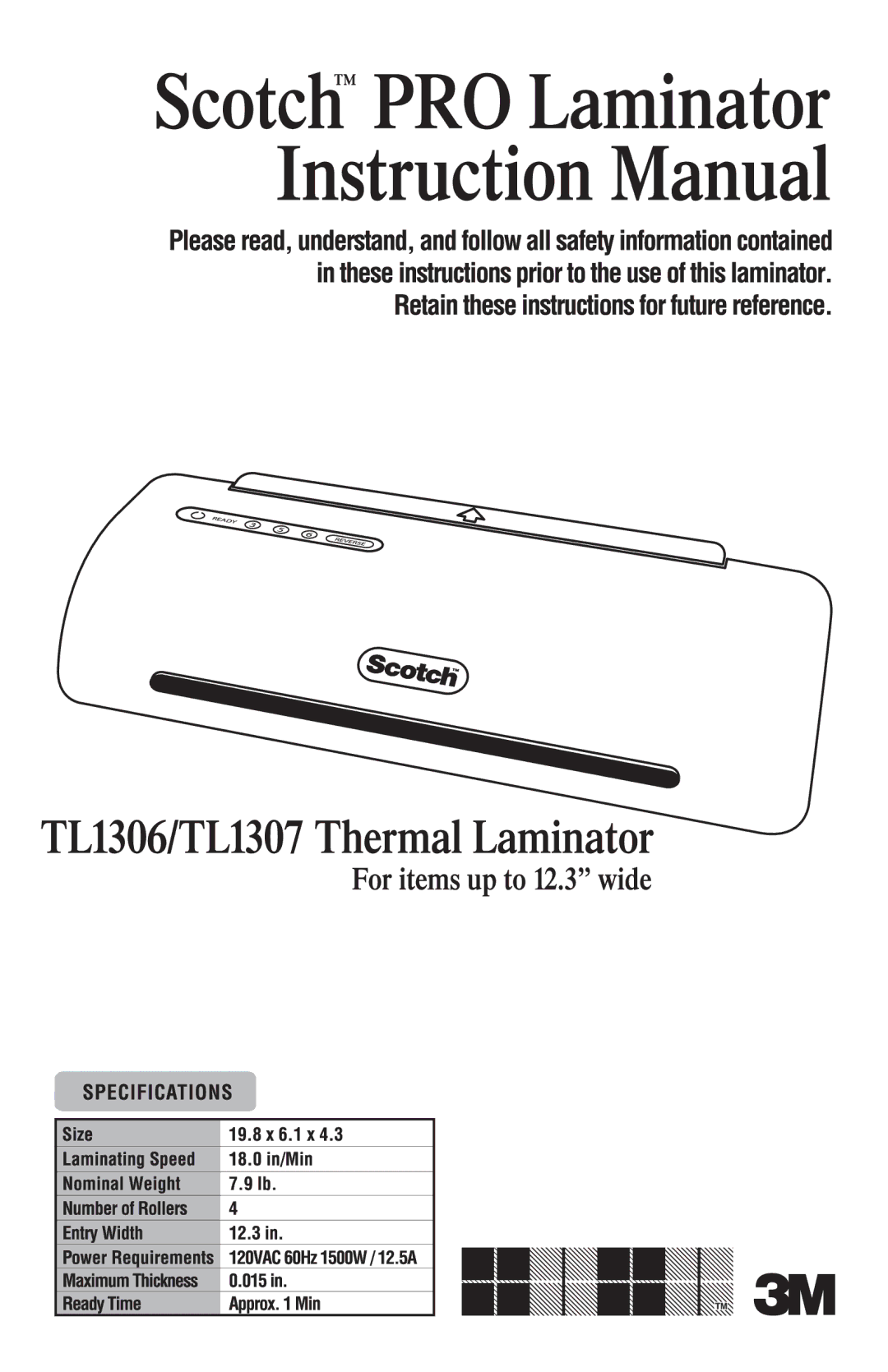 3M TL1306/TL1307 manual 