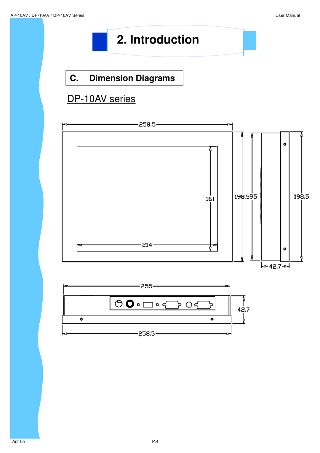 3M UMUV.10-045V2 user manual DP-10AV series 