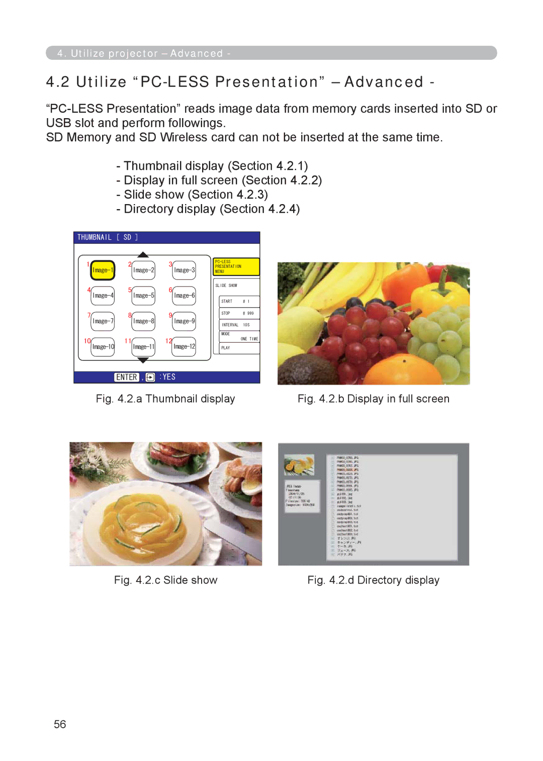 3M X62w manual Utilize PC-LESS Presentation Advanced, 6*7/$0#+.=5&? 