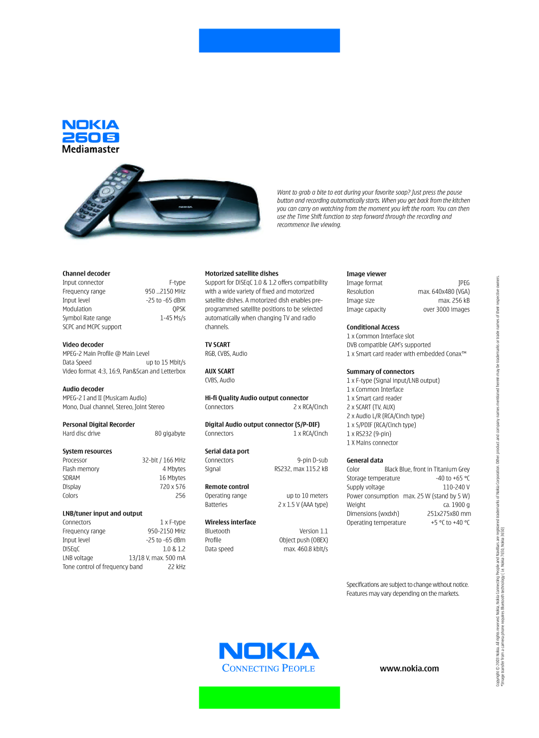 4C Enterprises 260S manual TV Scart 