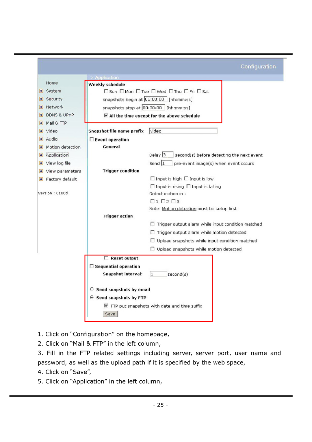 4XEM IPCAMWFD manual 