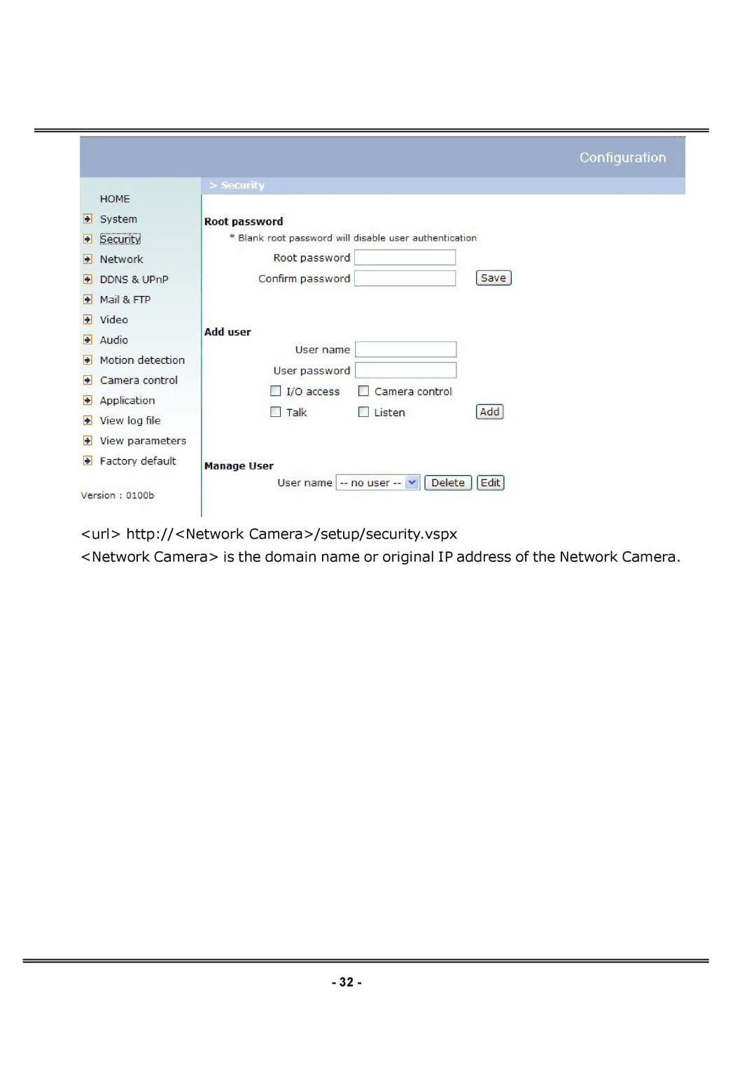 4XEM IPCAMWPTZ manual 