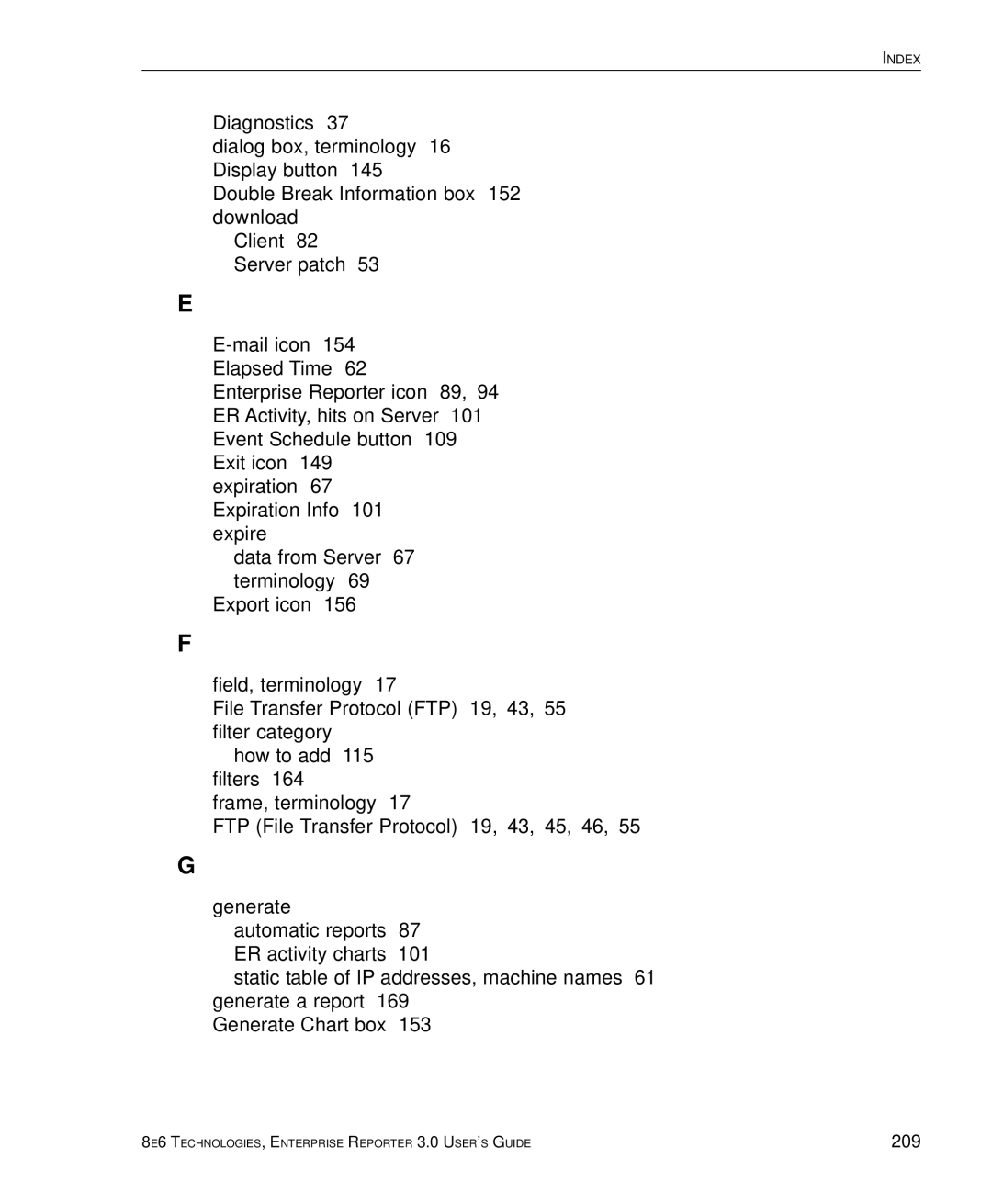 8e6 Technologies 3 manual 209 