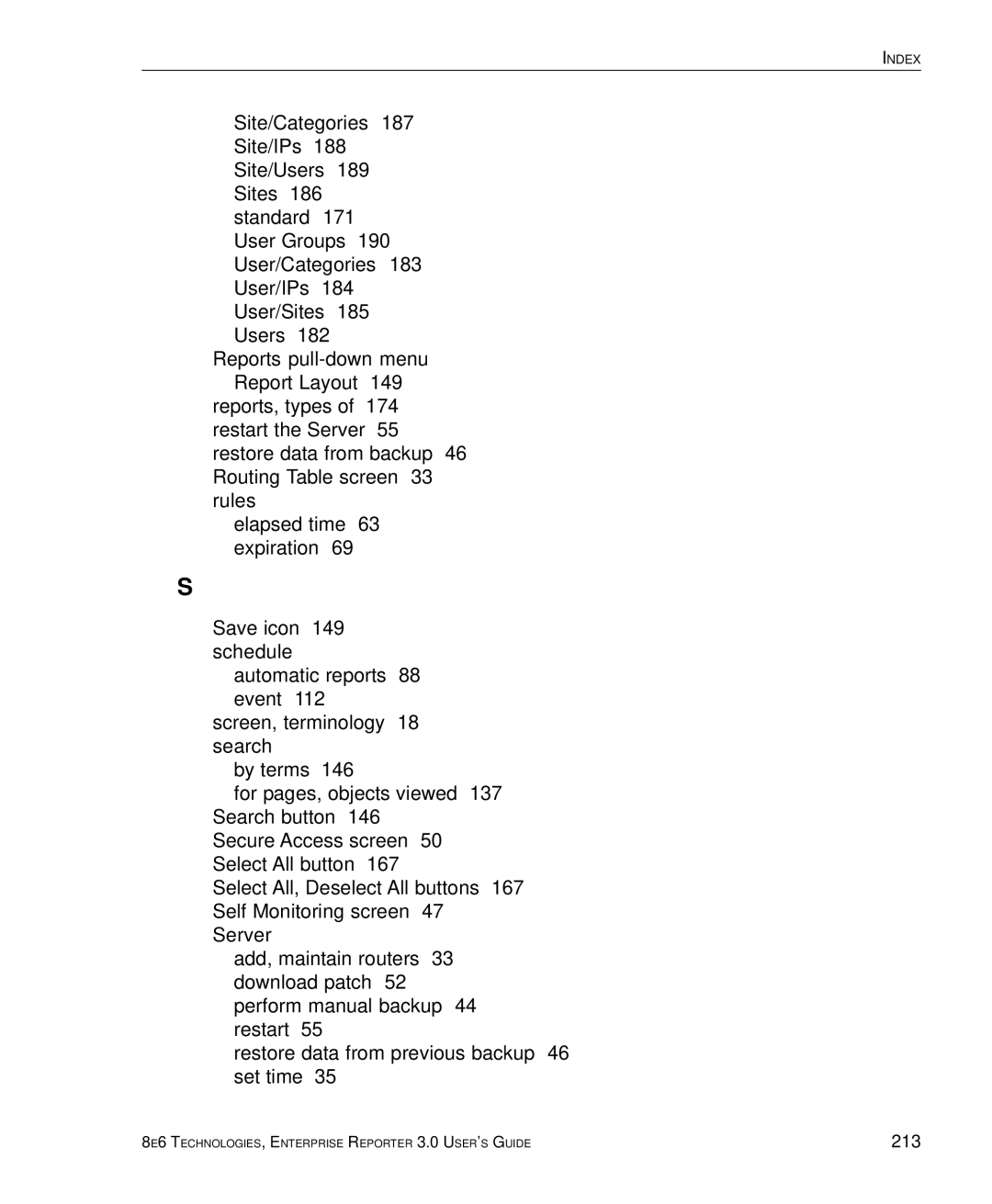 8e6 Technologies manual 213 