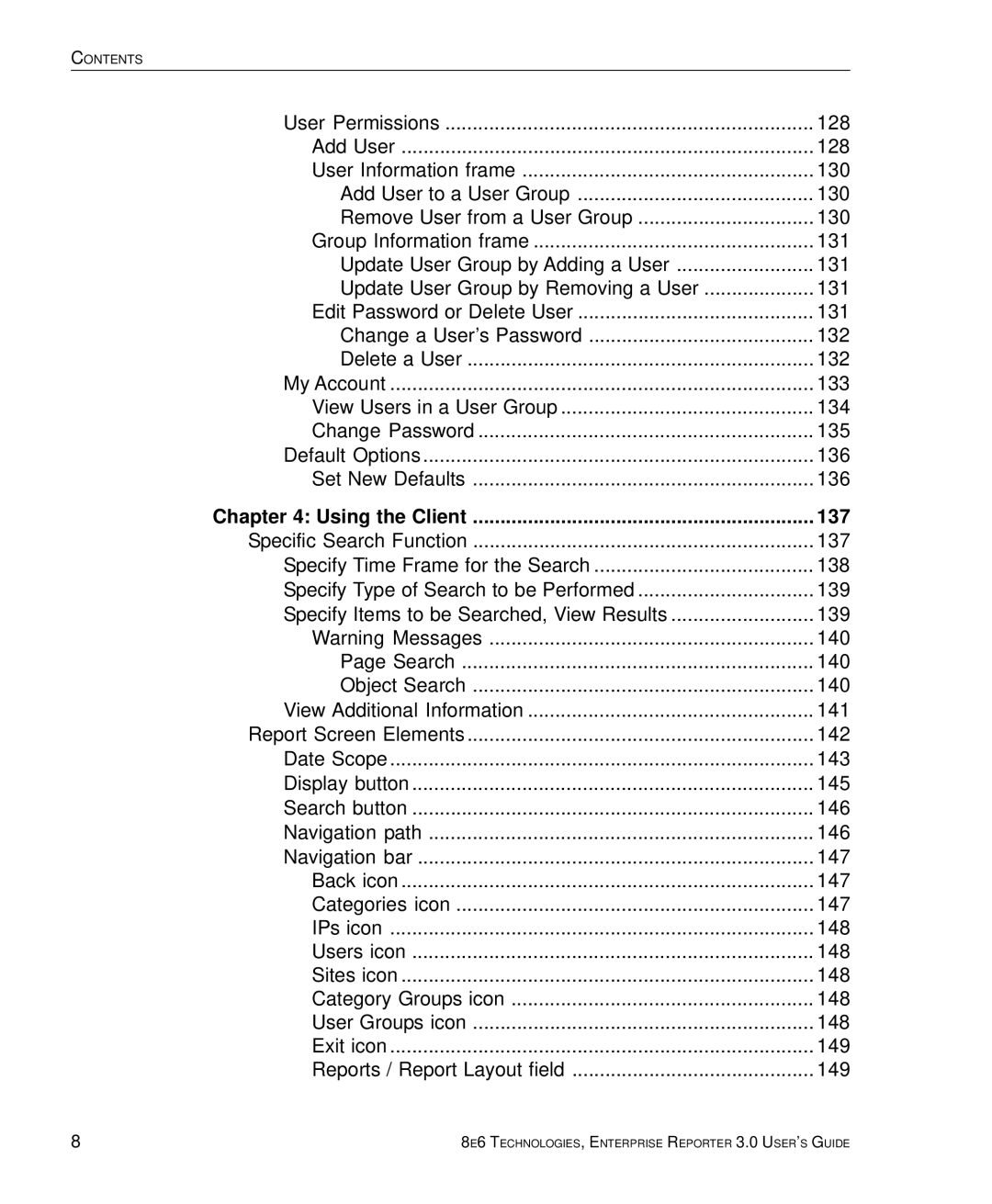 8e6 Technologies manual 137 