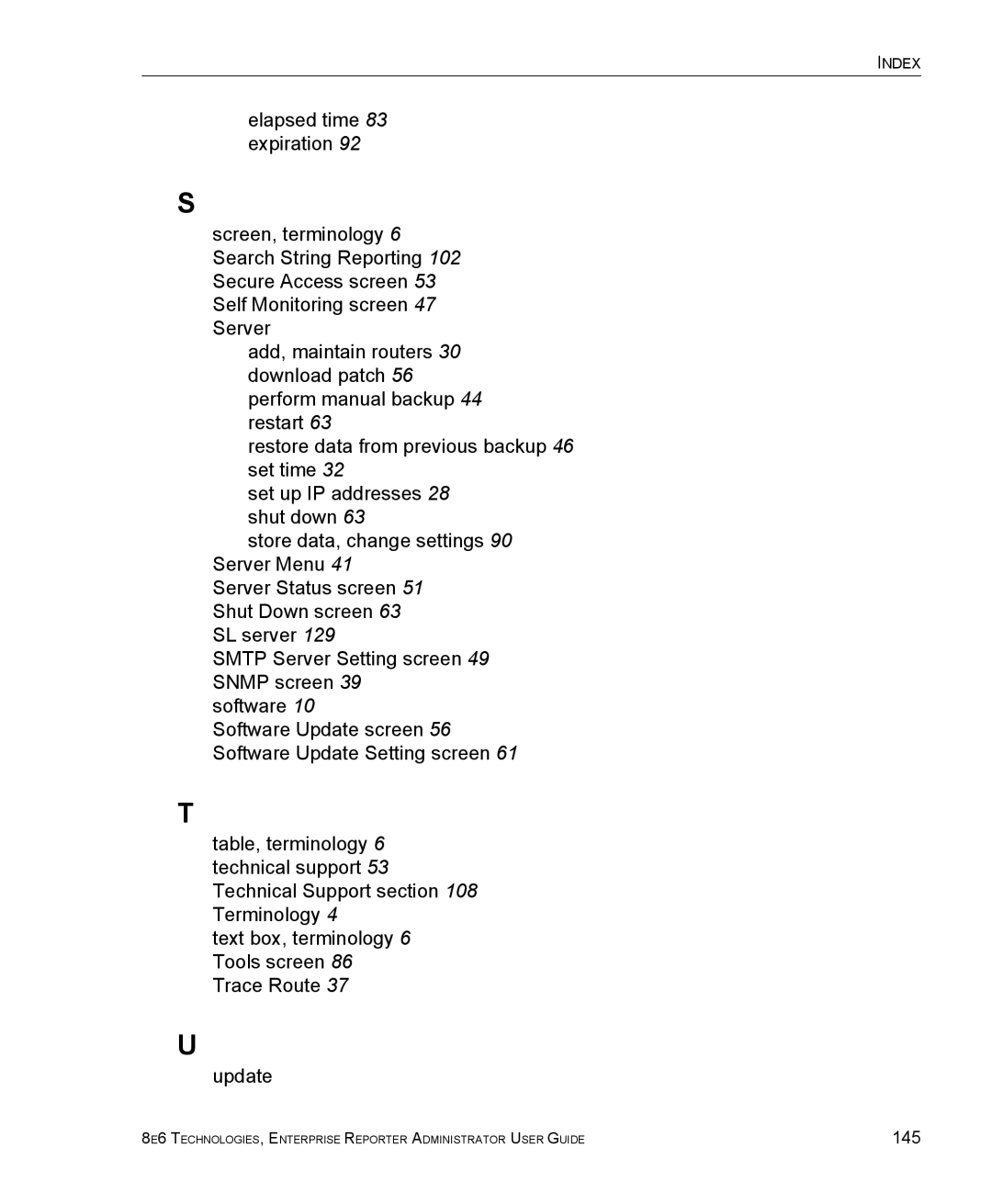 8e6 Technologies ER manual 145 