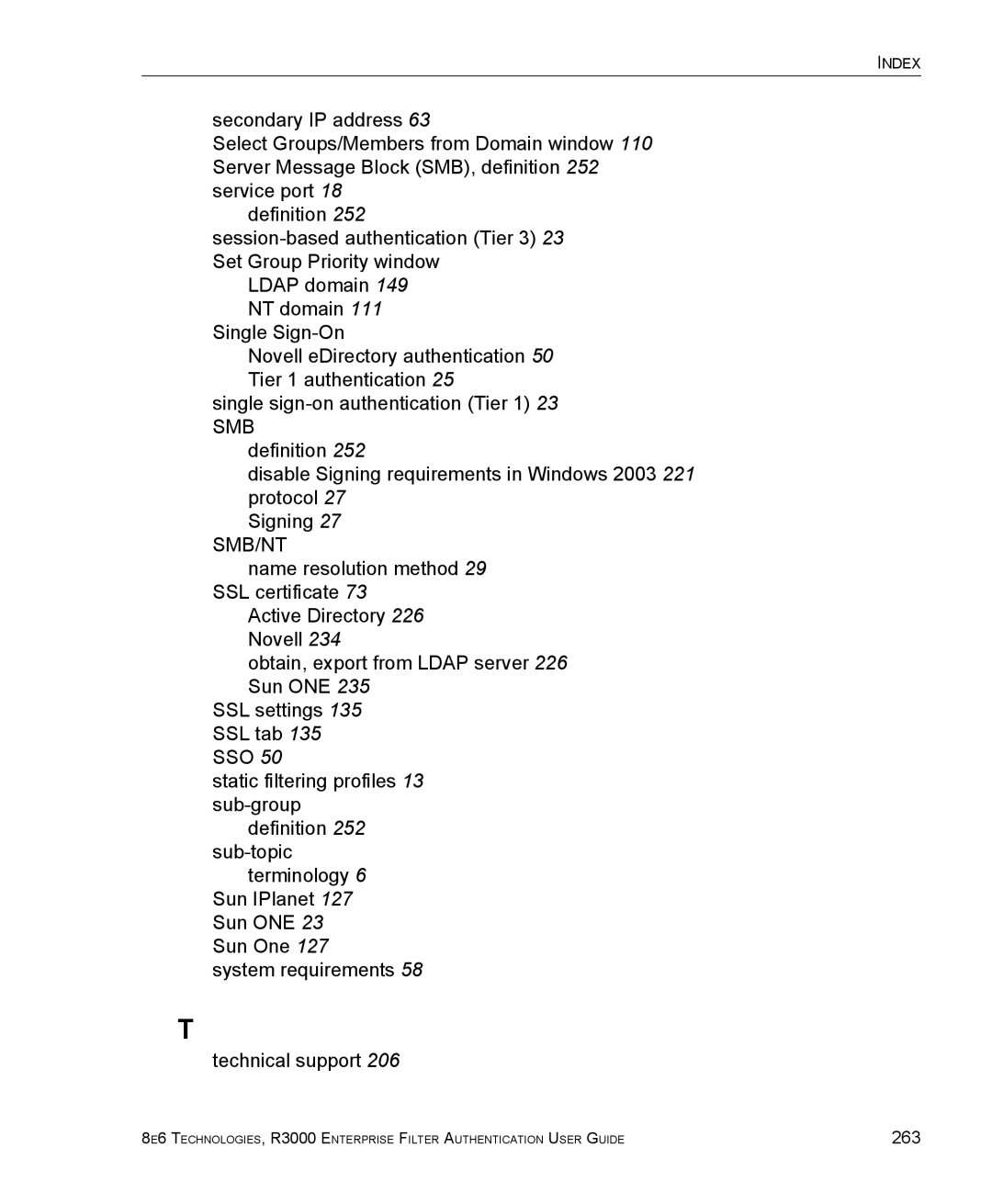 8e6 Technologies R3000 manual Smb/Nt 