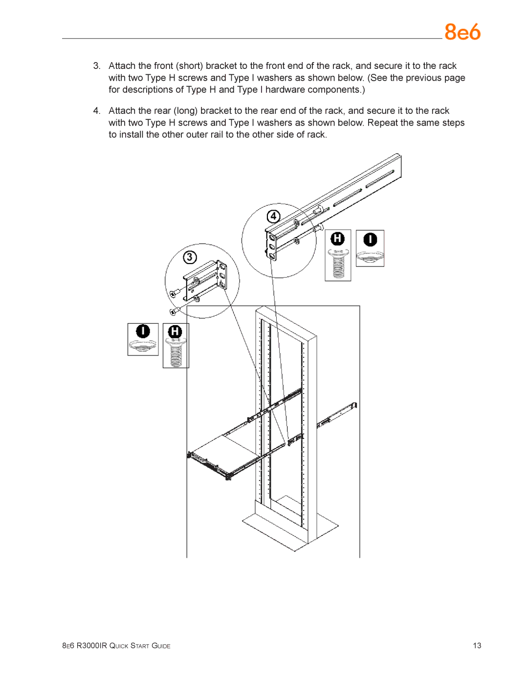 8e6 Technologies quick start 8e6 R3000IR Quick Start Guide 