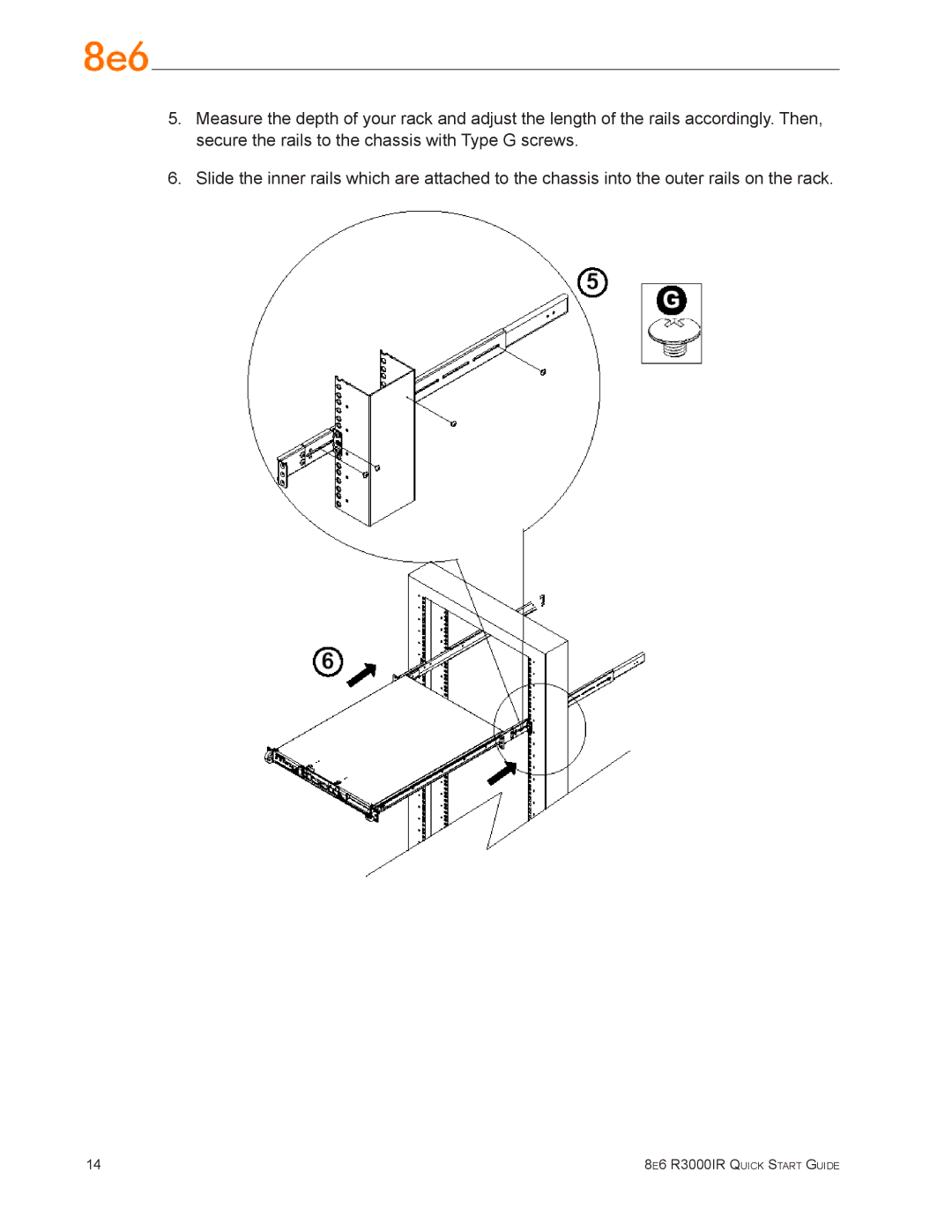 8e6 Technologies quick start 8e6 R3000IR Quick Start Guide 