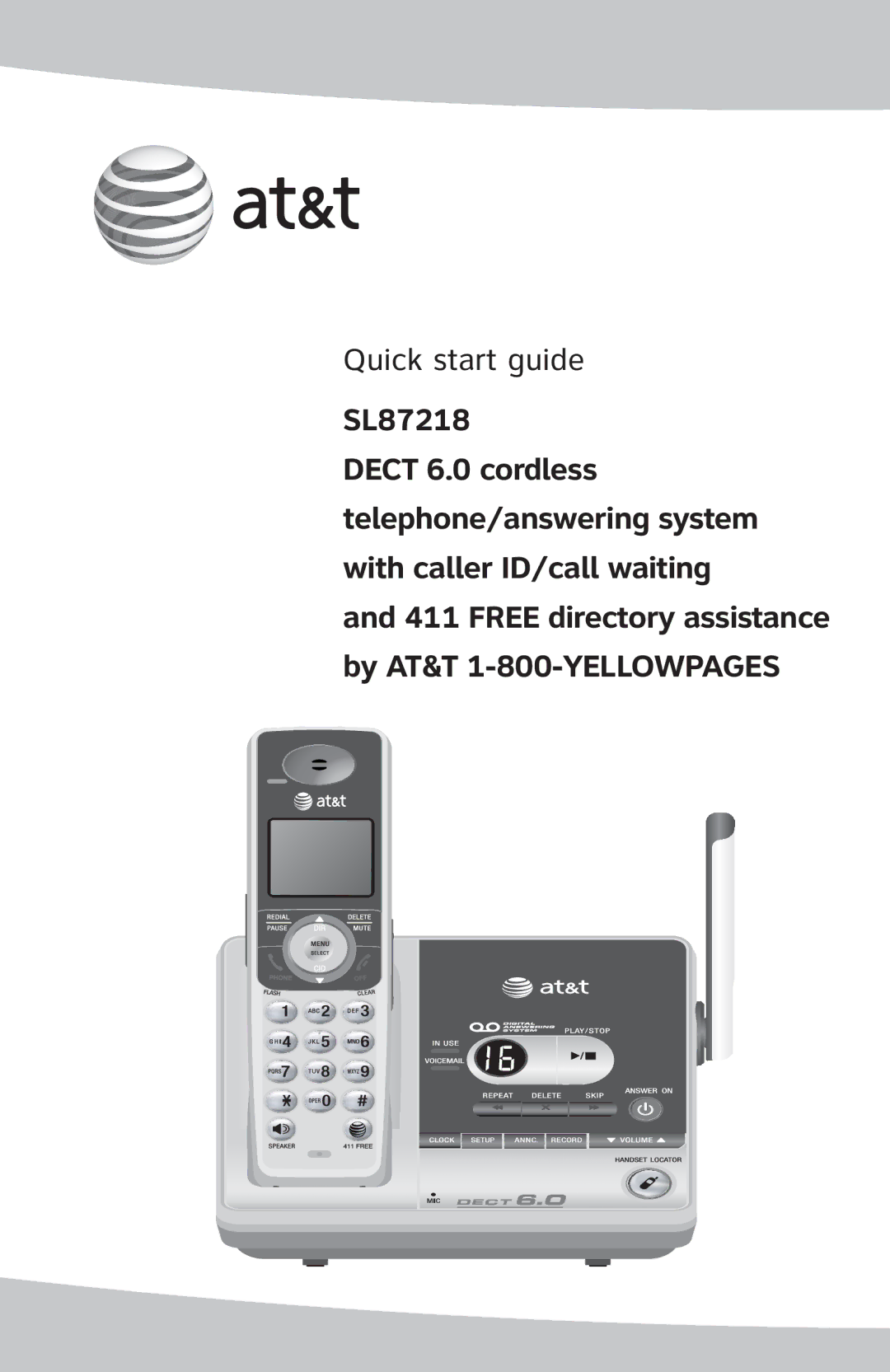 A & T International SL87218 manual Quick start guide 