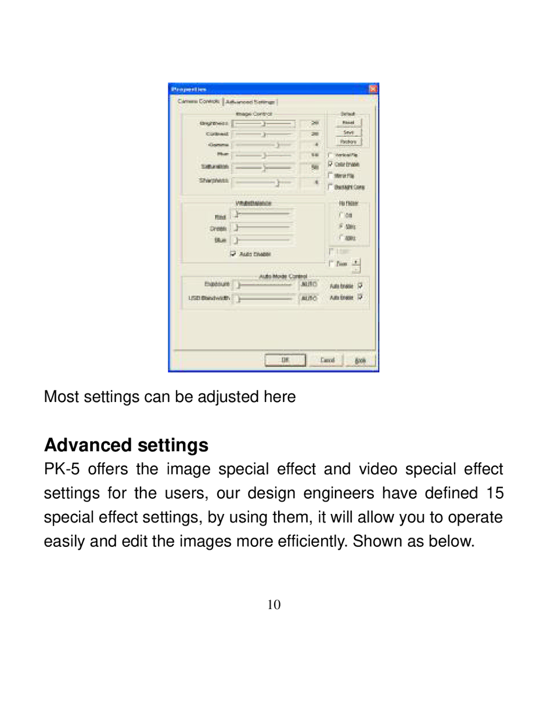 A4 Tech PK-35N user manual Advanced settings 