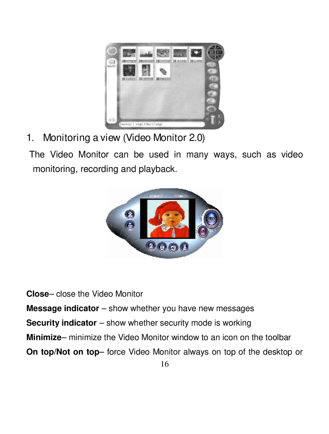 A4 Tech PK-35N user manual Monitoring a view Video Monitor 