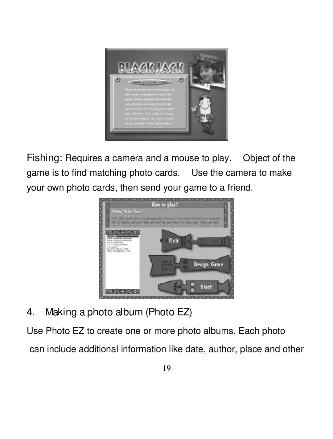 A4 Tech PK-35N user manual Making a photo album Photo EZ 