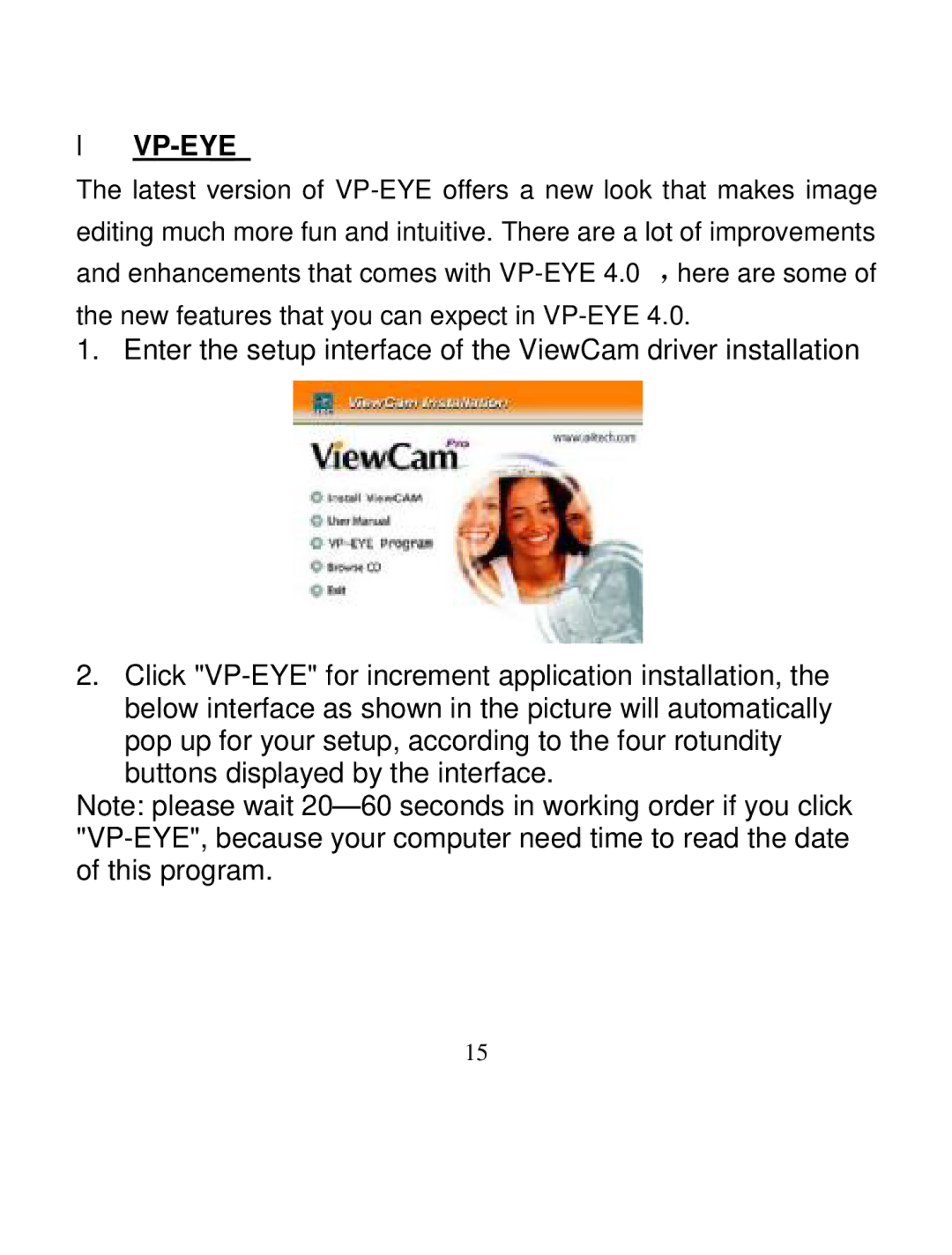 A4 Tech PK-5 user manual Vp-Eye 