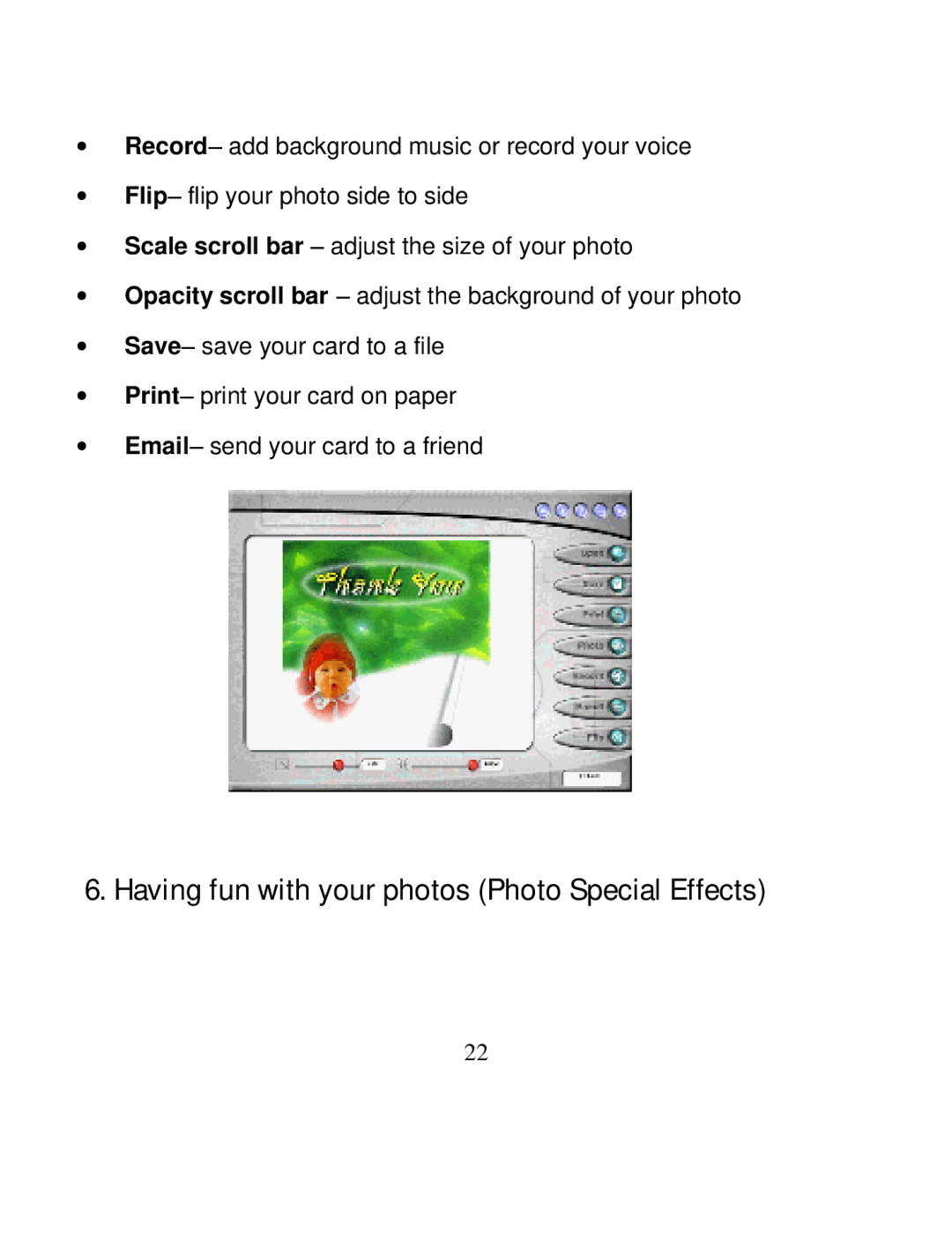 A4 Tech PK-5 user manual Having fun with your photos Photo Special Effects 